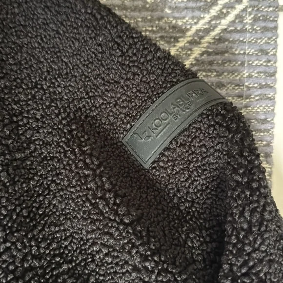 Koolaburra by Ugg Mixed Media Puff Quilted Sherpa Zip Up Jacket Black - Picture 4 of 8